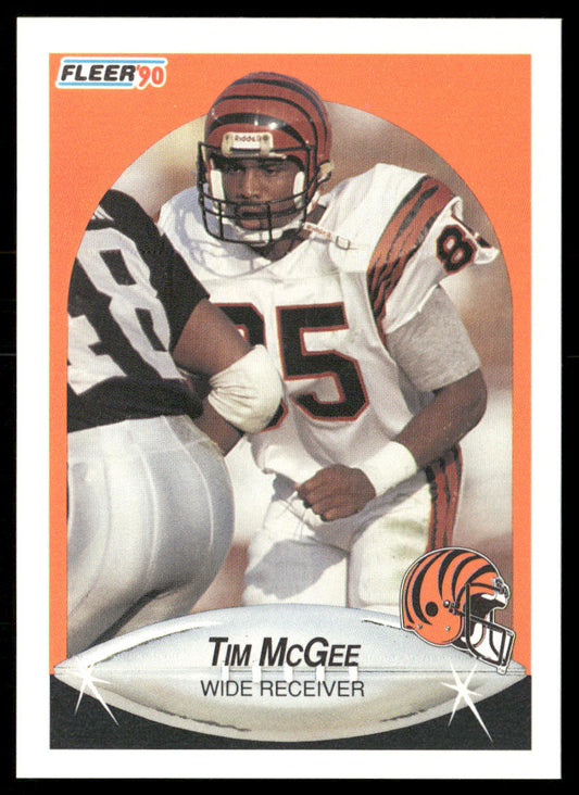 Tim McGee 1990 Fleer #219 Cincinnati Bengals