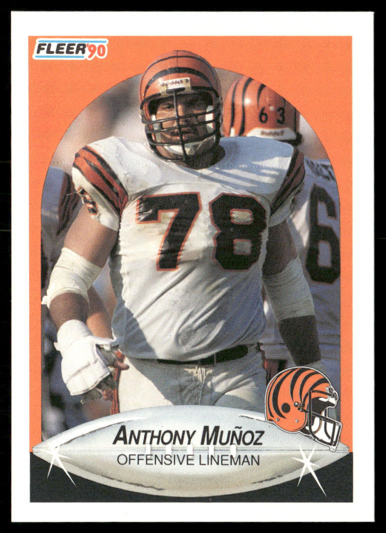 Anthony Muñoz 1990 Fleer #220 Cincinnati Bengals