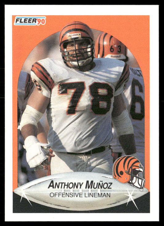 Anthony Muñoz 1990 Fleer #220 Cincinnati Bengals