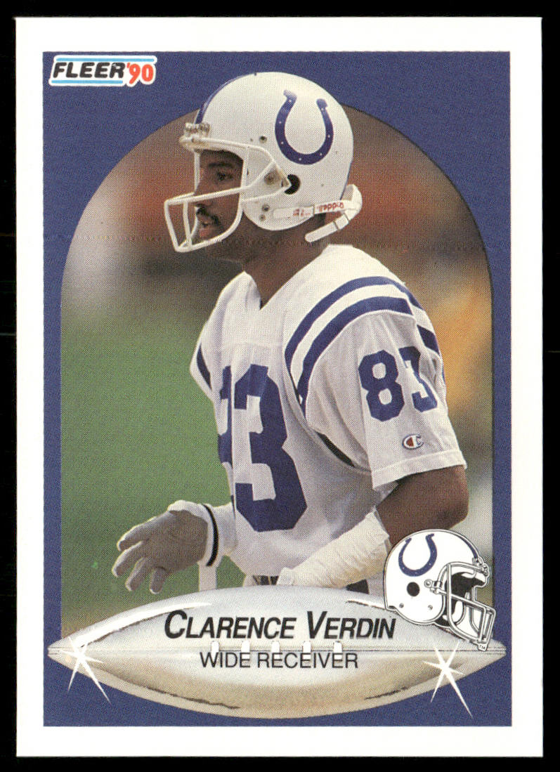 Clarence Verdin 1990 Fleer #235 Indianapolis Colts