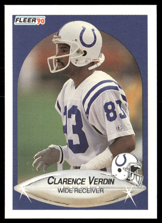 Clarence Verdin 1990 Fleer #235 Indianapolis Colts