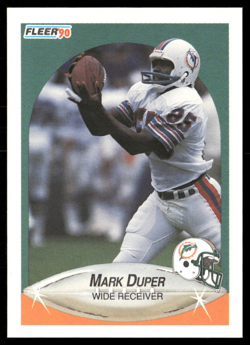 Mark Duper 1990 Fleer #239 Miami Dolphins