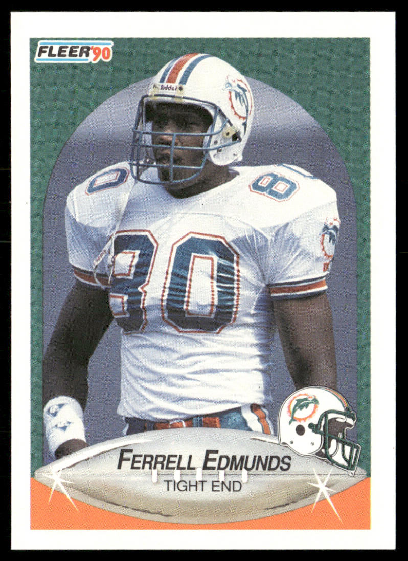 Ferrell Edmunds 1990 Fleer #240 Miami Dolphins