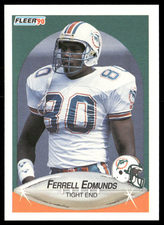 Ferrell Edmunds 1990 Fleer #240 Miami Dolphins
