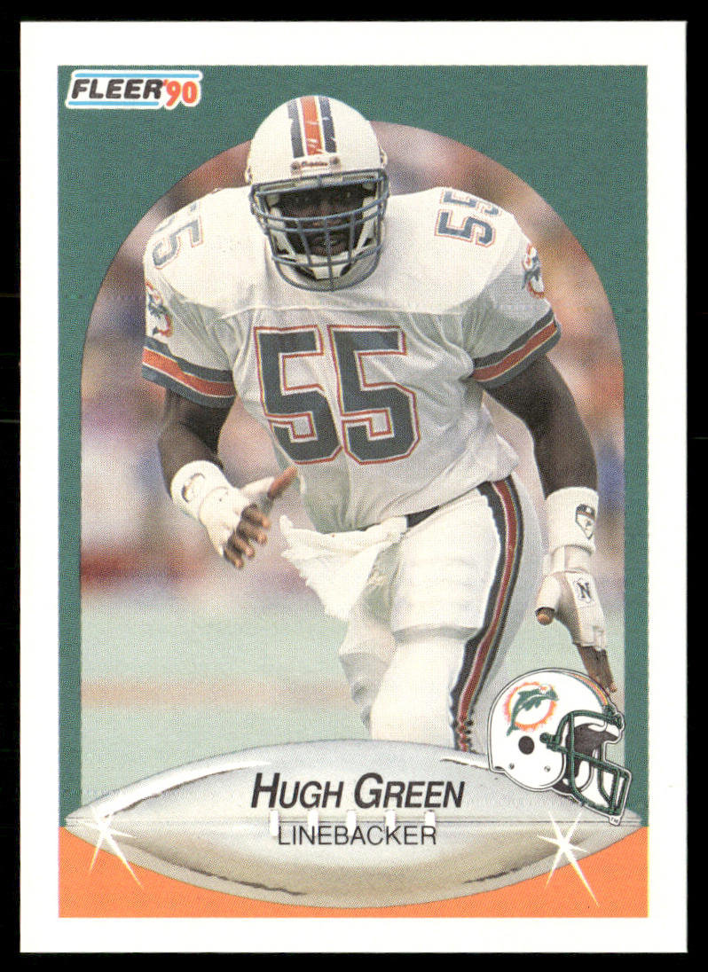 Hugh Green 1990 Fleer #241 Miami Dolphins