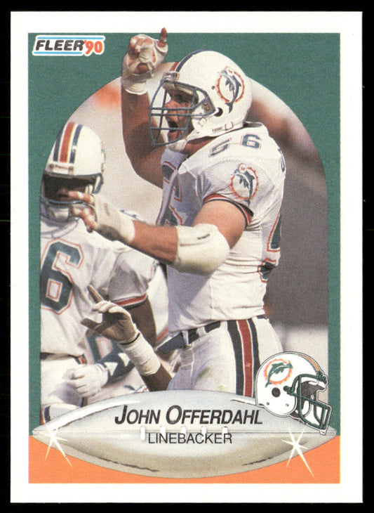 John Offerdahl 1990 Fleer #245 Miami Dolphins