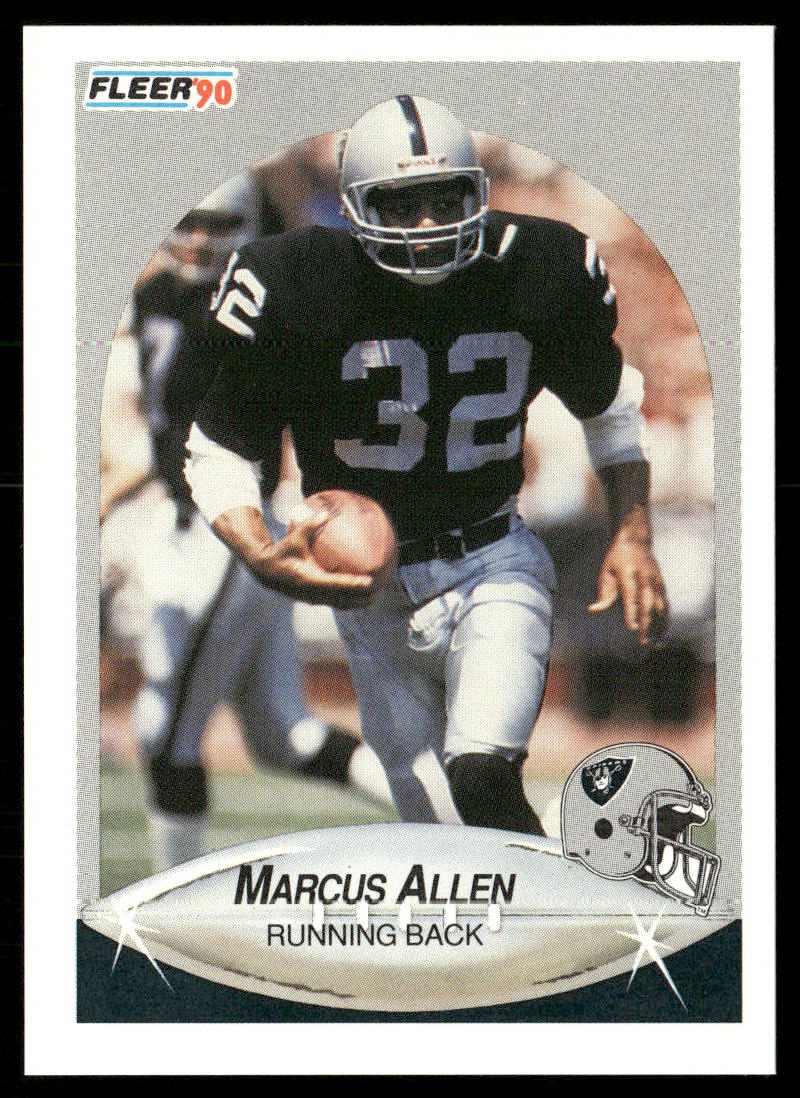 Marcus Allen 1990 Fleer #249 Los Angeles Raiders