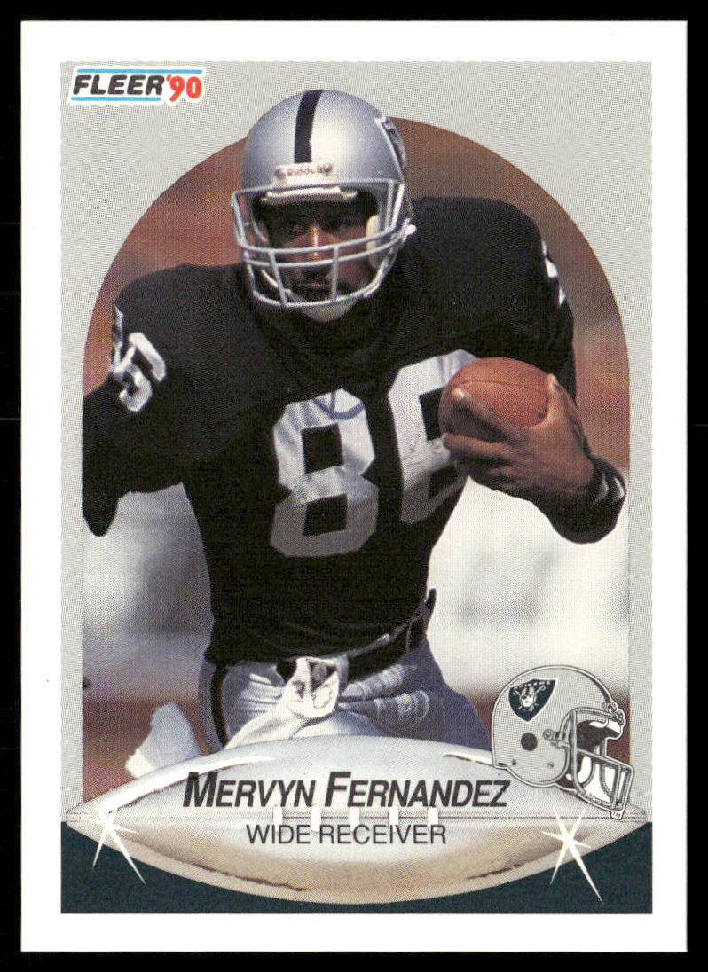 Mervyn Fernandez 1990 Fleer #253 Los Angeles Raiders