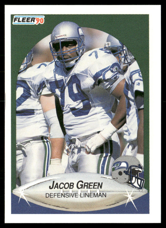 Jacob Green 1990 Fleer #266 Seattle Seahawks
