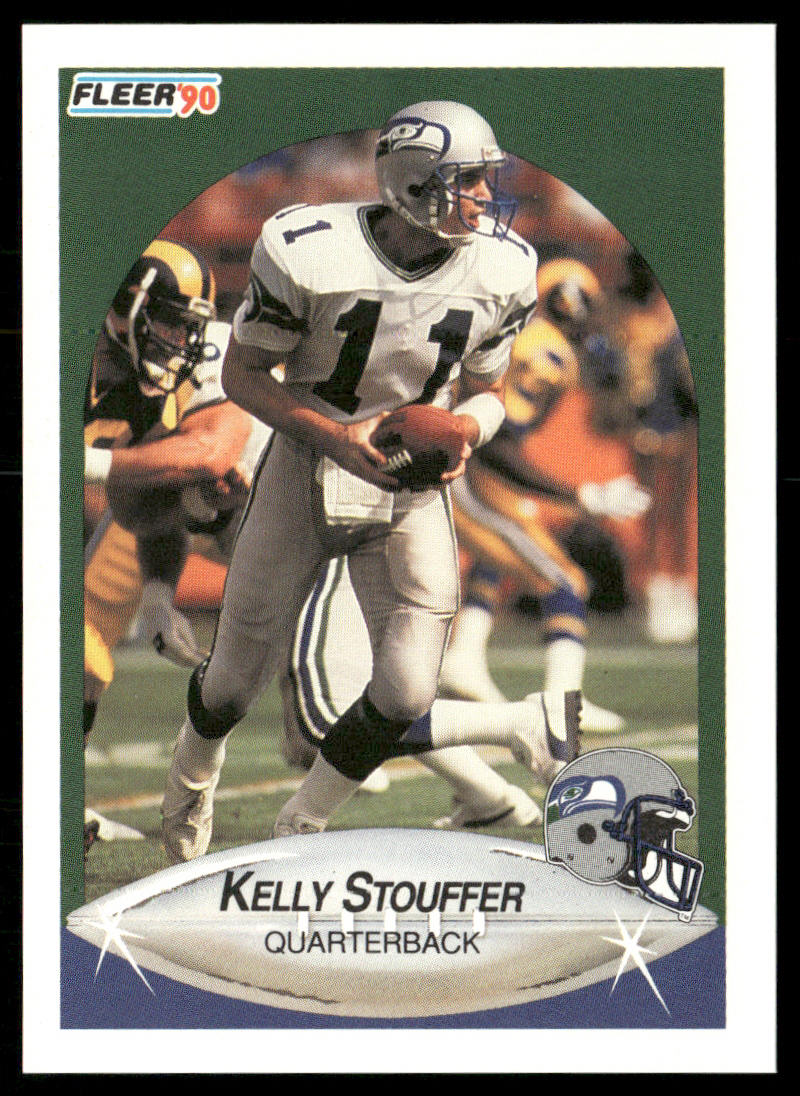 Kelly Stouffer 1990 Fleer #273 Seattle Seahawks