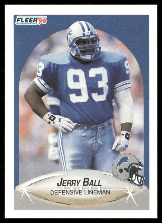 Jerry Ball 1990 Fleer #276 Detroit Lions