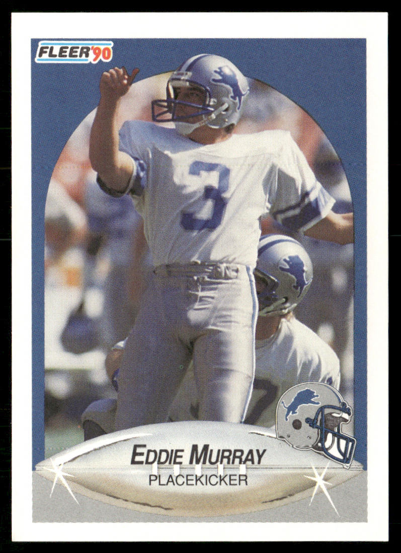Eddie Murray 1990 Fleer #282 Detroit Lions