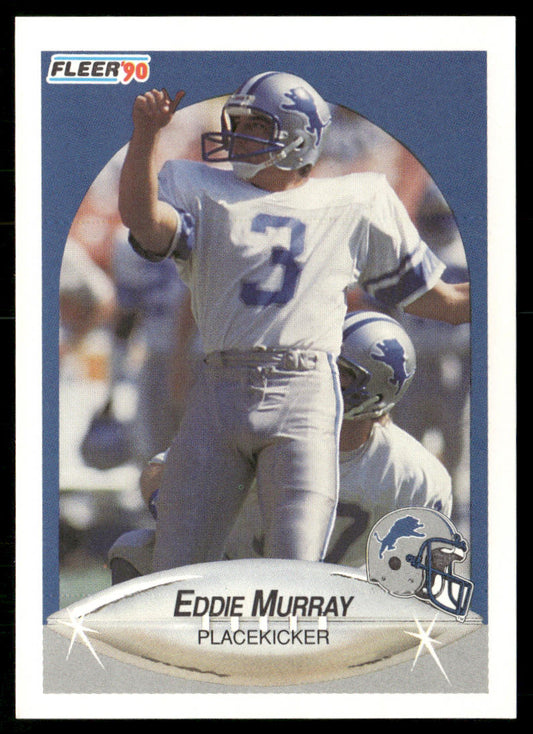 Eddie Murray 1990 Fleer #282 Detroit Lions