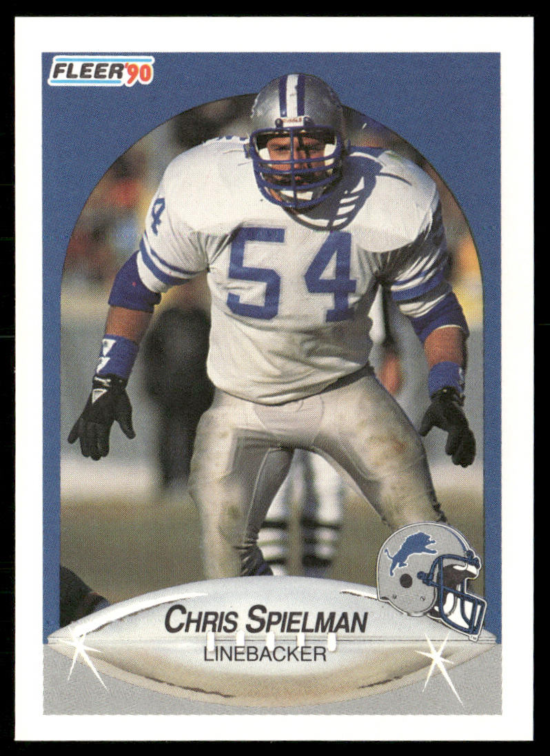 Chris Spielman 1990 Fleer #286 Detroit Lions