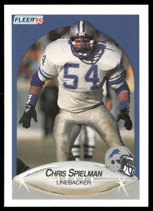 Chris Spielman 1990 Fleer #286 Detroit Lions