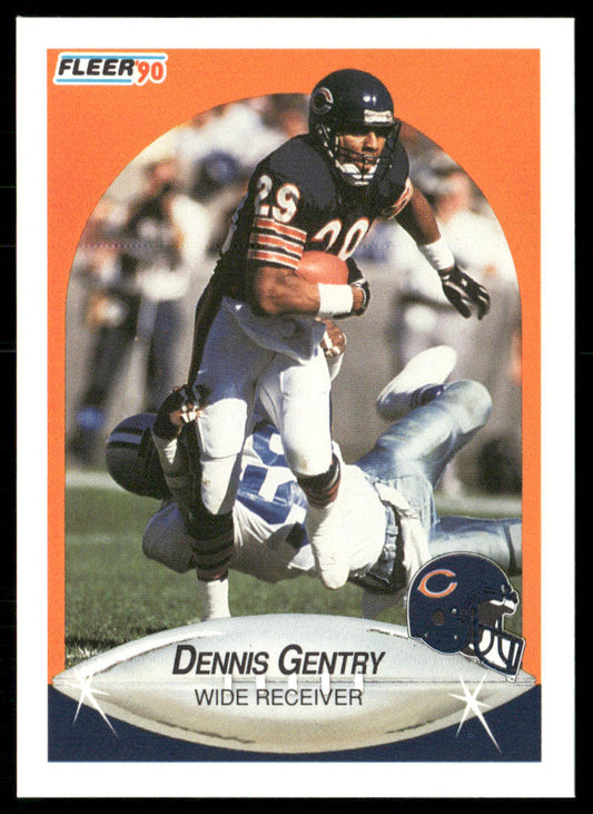 Dennis Gentry 1990 Fleer #292 Chicago Bears