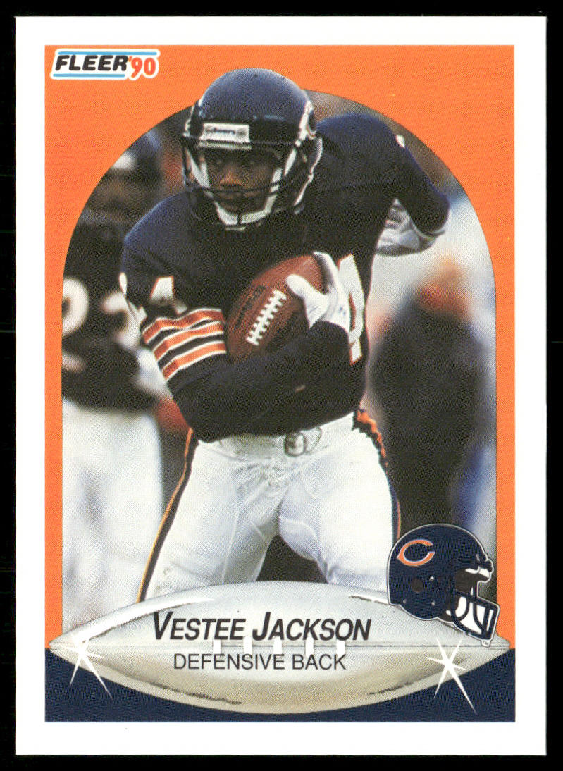 Vestee Jackson 1990 Fleer #295 Chicago Bears