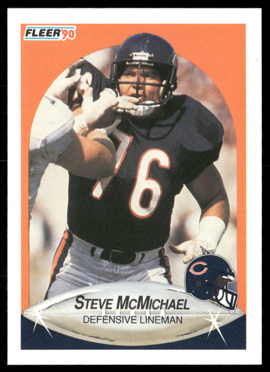 Steve McMichael 1990 Fleer #296 Chicago Bears