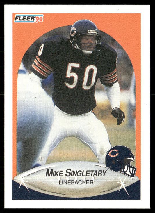 Mike Singletary 1990 Fleer #299 Chicago Bears