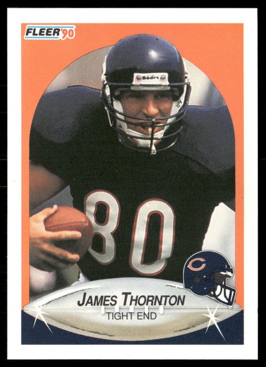 James Thornton 1990 Fleer #300 Chicago Bears