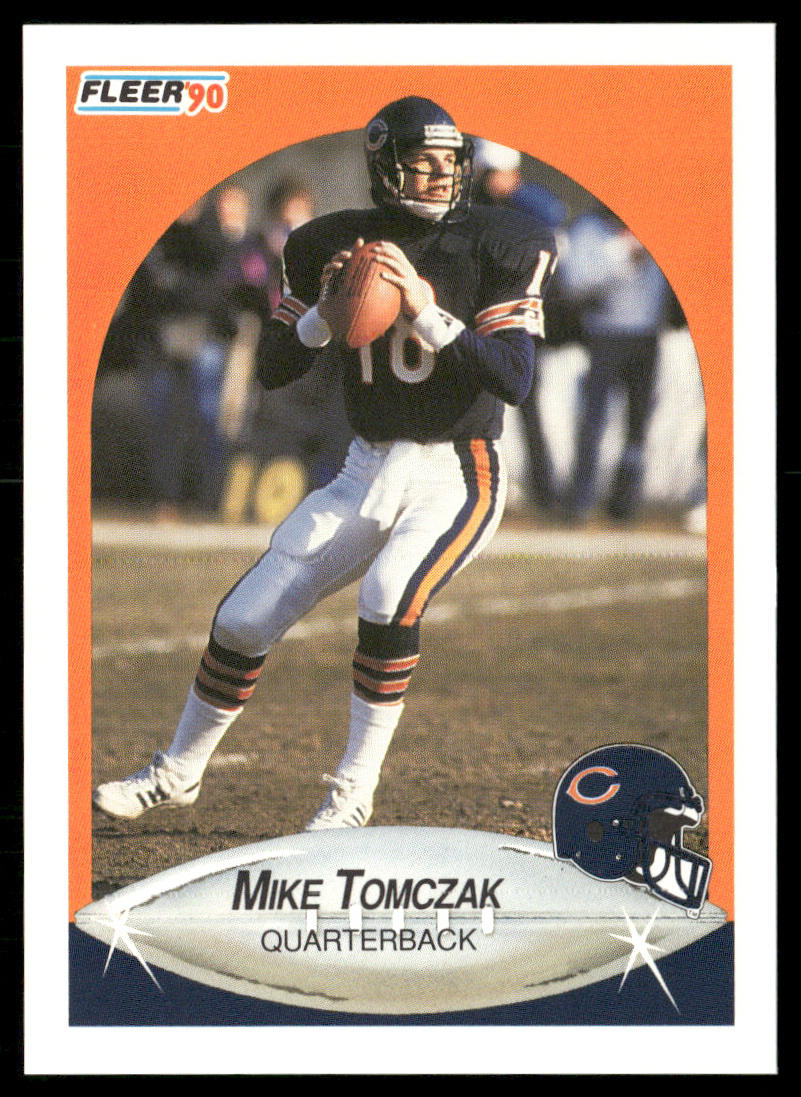 Mike Tomczak 1990 Fleer #301 Chicago Bears