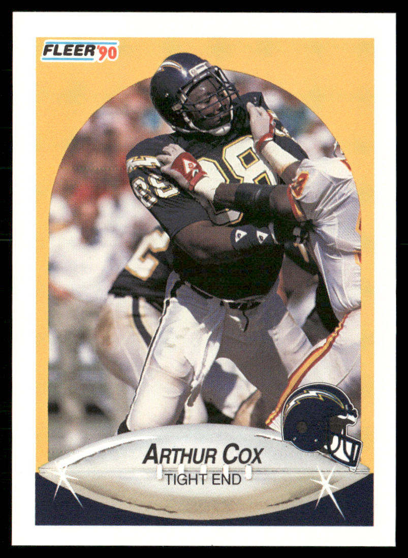 Arthur Cox 1990 Fleer #307 San Diego Chargers