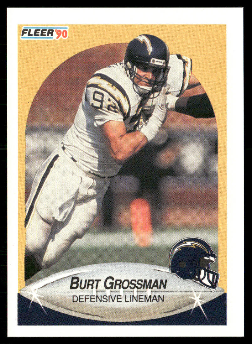 Burt Grossman 1990 Fleer #308 San Diego Chargers