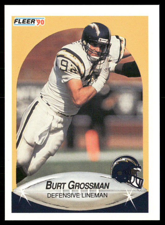 Burt Grossman 1990 Fleer #308 San Diego Chargers