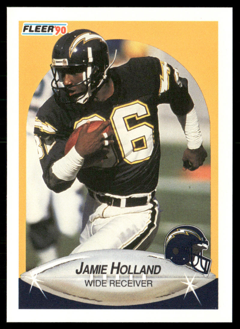 Jamie Holland 1990 Fleer #309 San Diego Chargers