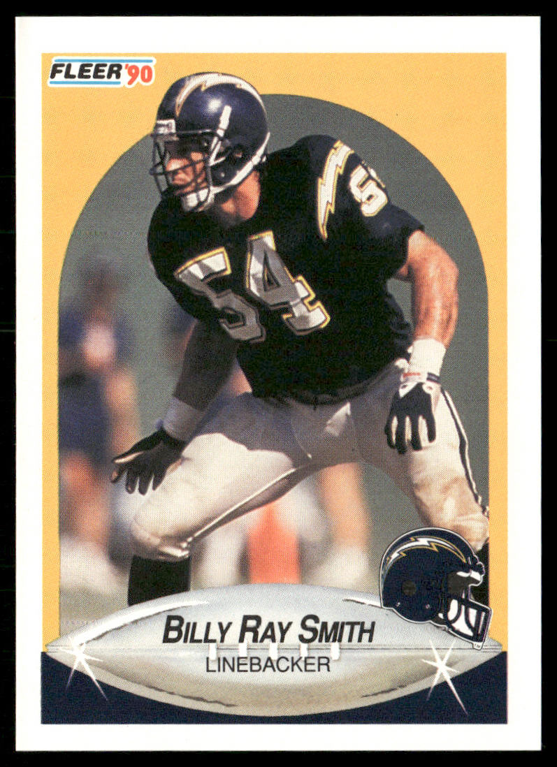 Billy Ray Smith 1990 Fleer #313 San Diego Chargers