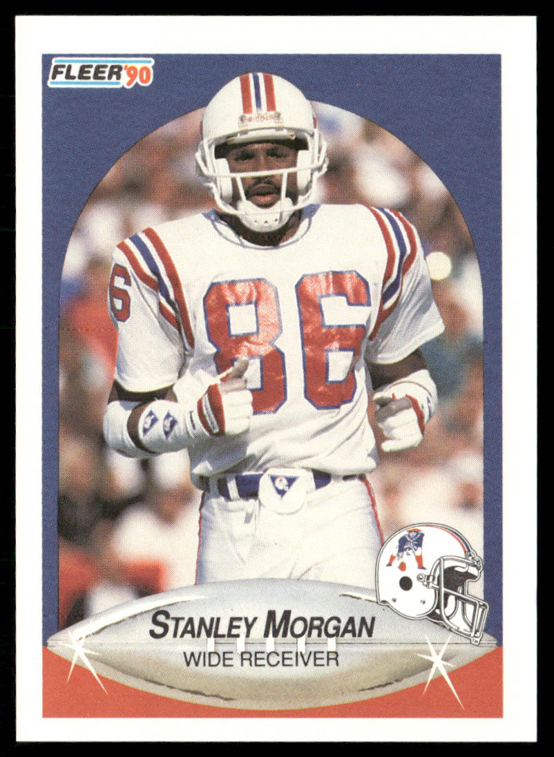 Stanley Morgan 1990 Fleer #323 New England Patriots