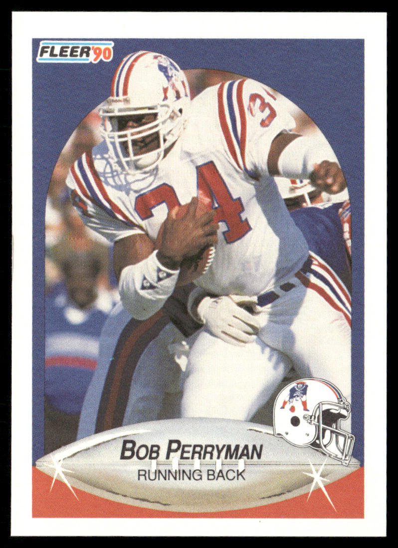 Bob Perryman 1990 Fleer #324 New England Patriots