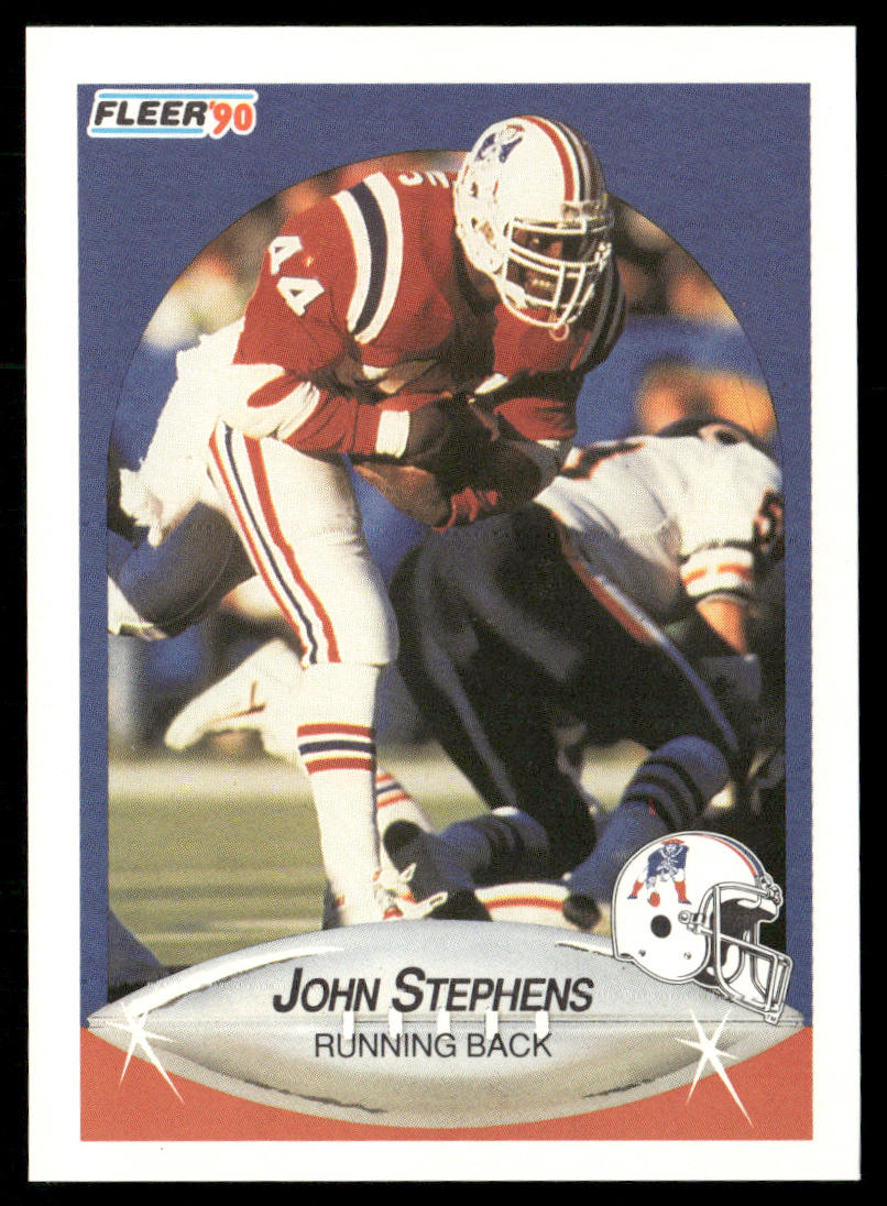 John Stephens 1990 Fleer #328 New England Patriots