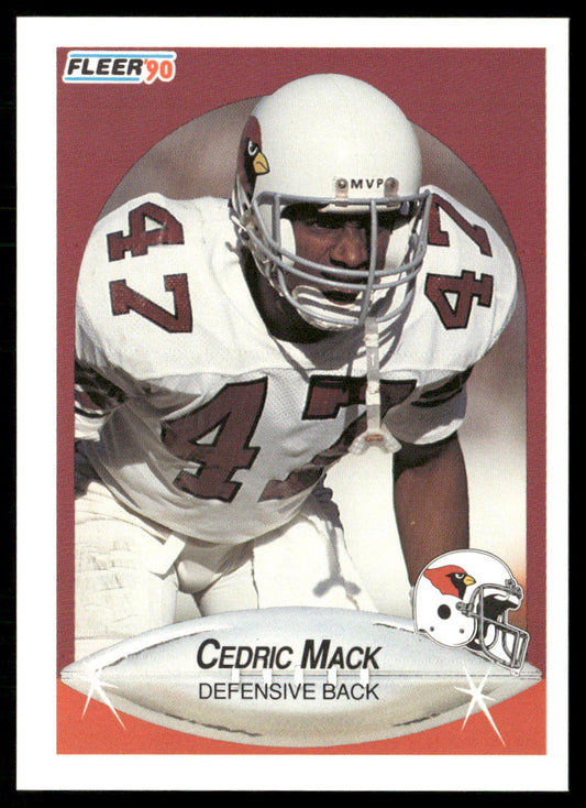 Cedric Mack 1990 Fleer #336 Phoenix Cardinals
