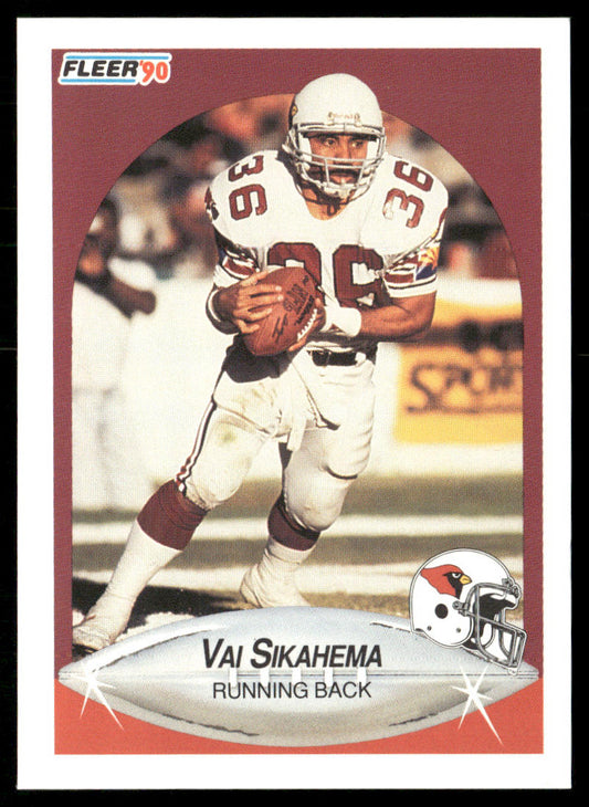 Vai Sikahema 1990 Fleer #339 Phoenix Cardinals