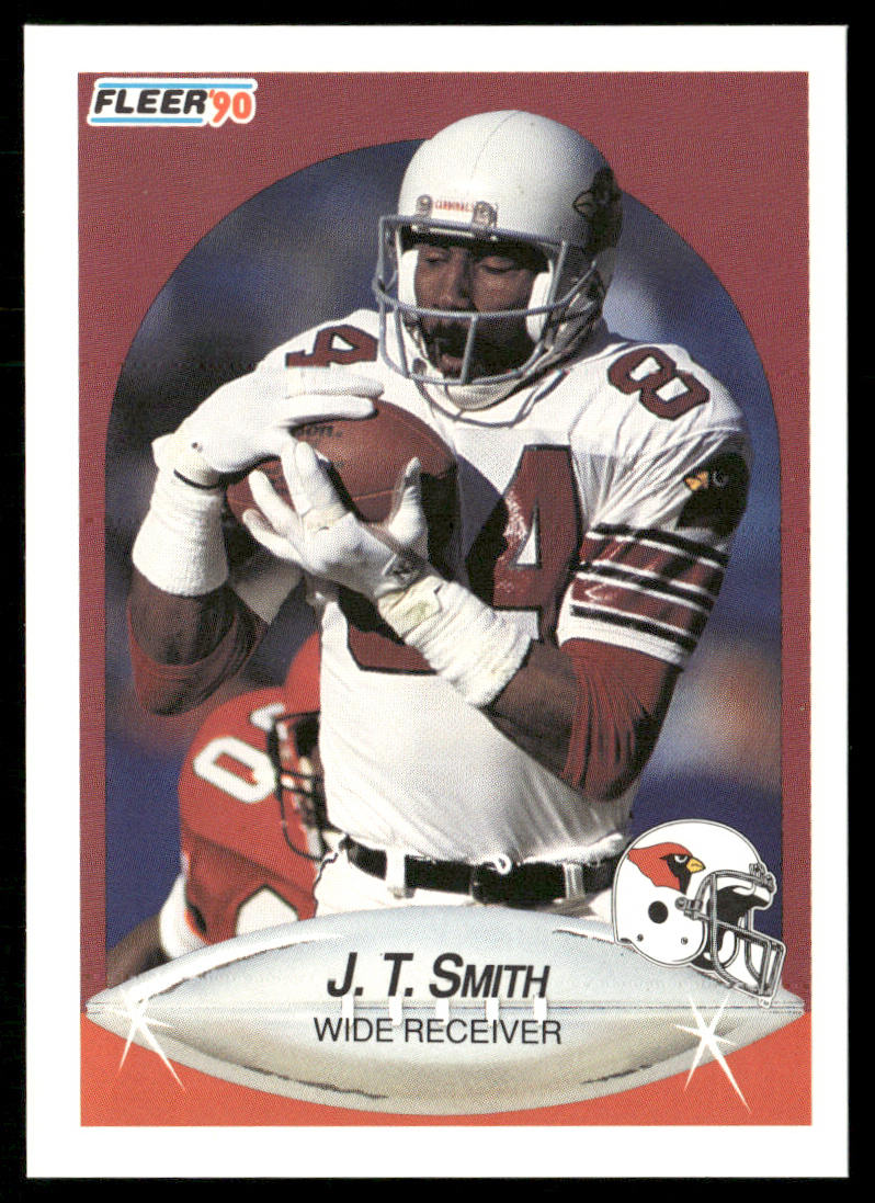 J.T. Smith 1990 Fleer #340 Phoenix Cardinals