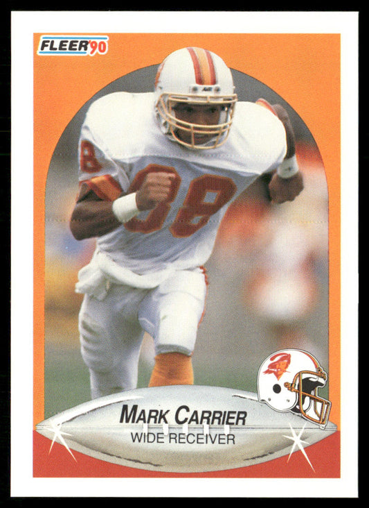 Mark Carrier 1990 Fleer #343 Tampa Bay Buccaneers