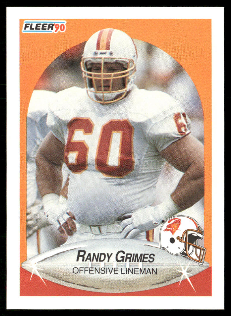 Randy Grimes 1990 Fleer #344 Tampa Bay Buccaneers