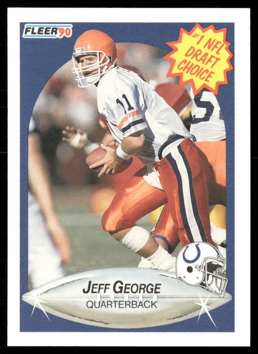 Jeff George 1990 Fleer #347 RC Indianapolis Colts