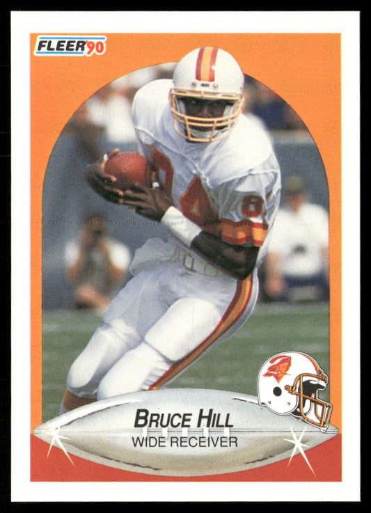 Bruce Hill 1990 Fleer #348 Tampa Bay Buccaneers