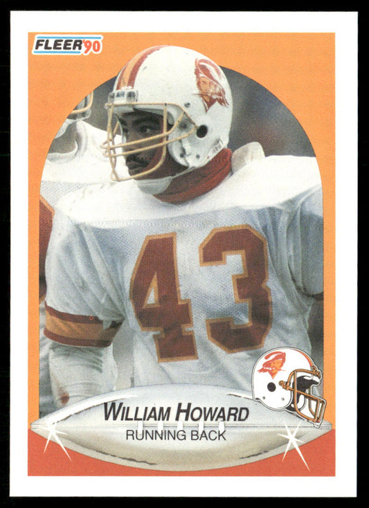 William Howard 1990 Fleer #349 RC Tampa Bay Buccaneers