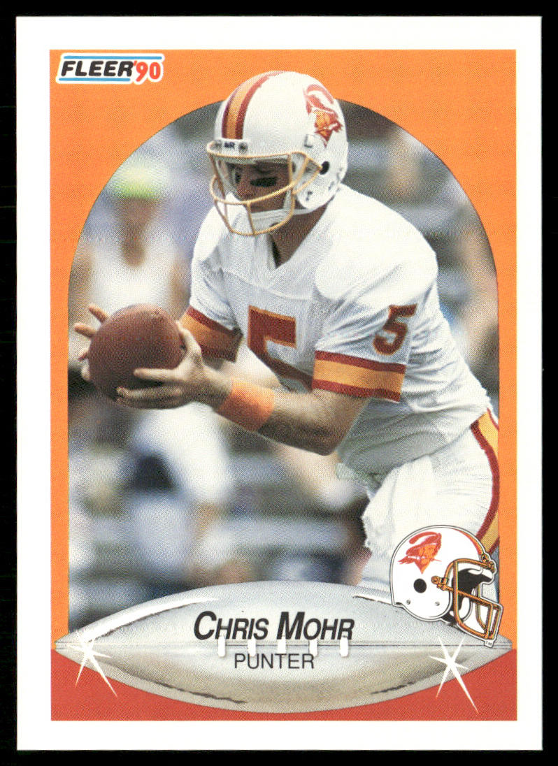 Chris Mohr 1990 Fleer #351 RC Tampa Bay Buccaneers