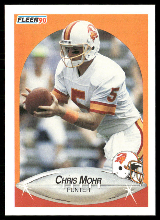 Chris Mohr 1990 Fleer #351 RC Tampa Bay Buccaneers