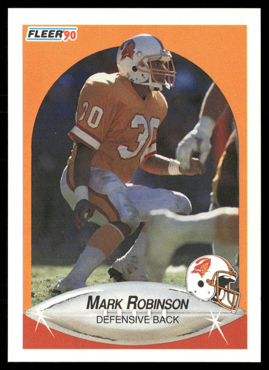 Mark Robinson 1990 Fleer #354 RC Tampa Bay Buccaneers