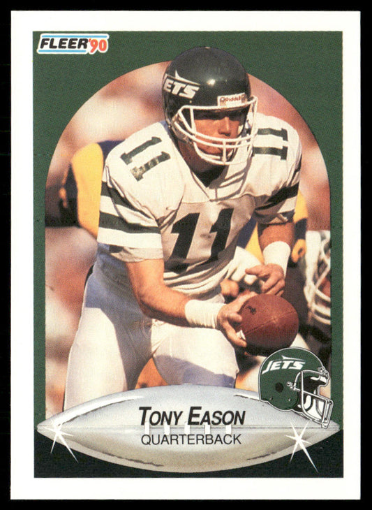 Tony Eason 1990 Fleer #360 New York Jets