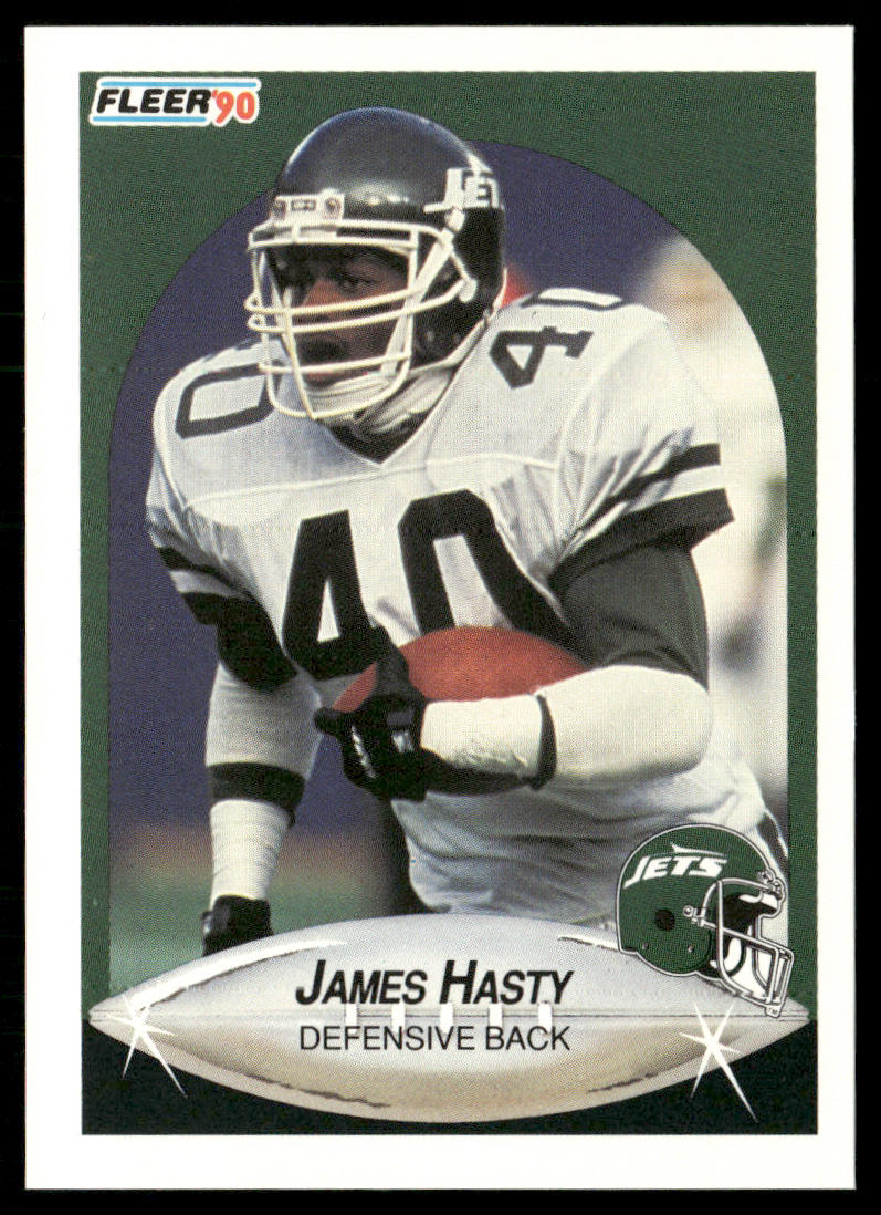 James Hasty 1990 Fleer #361 New York Jets