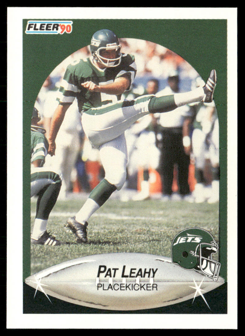 Pat Leahy 1990 Fleer #364 New York Jets