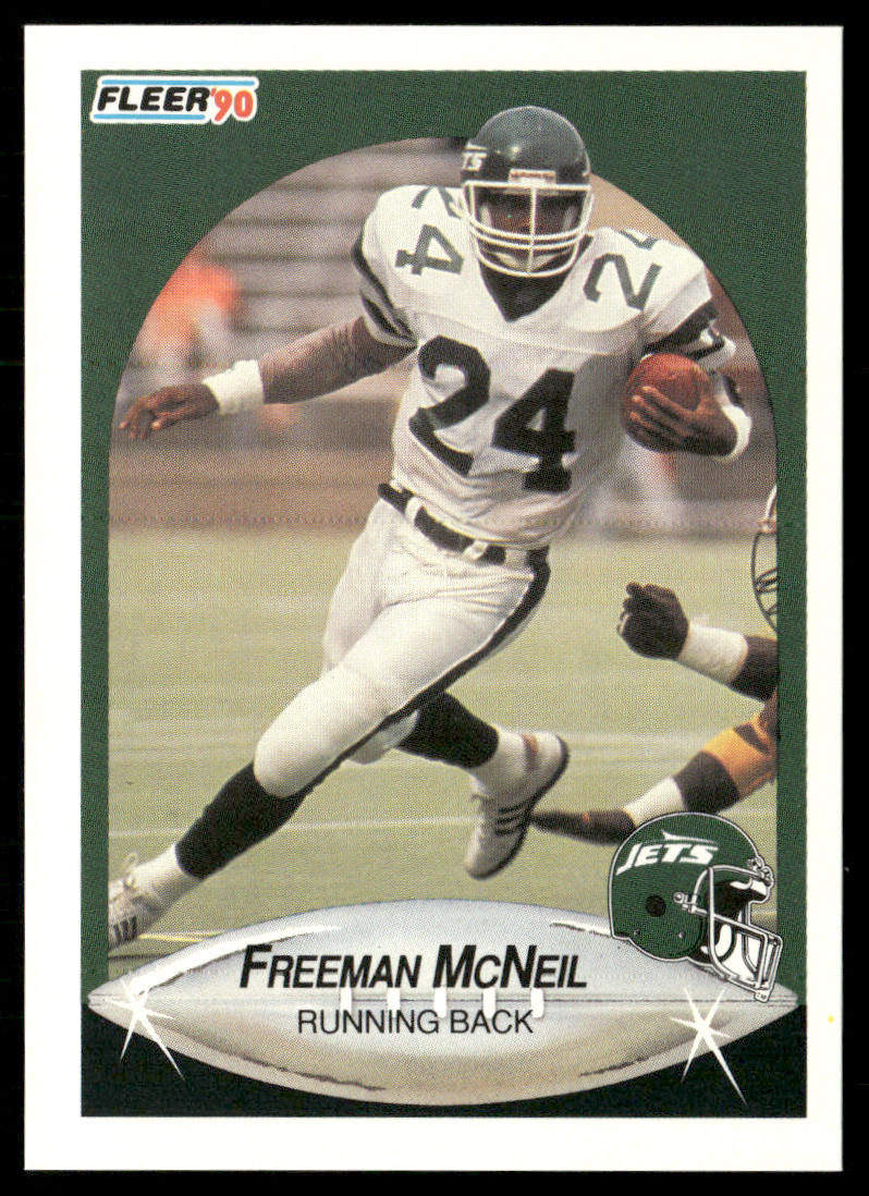 Freeman McNeil 1990 Fleer #366 New York Jets