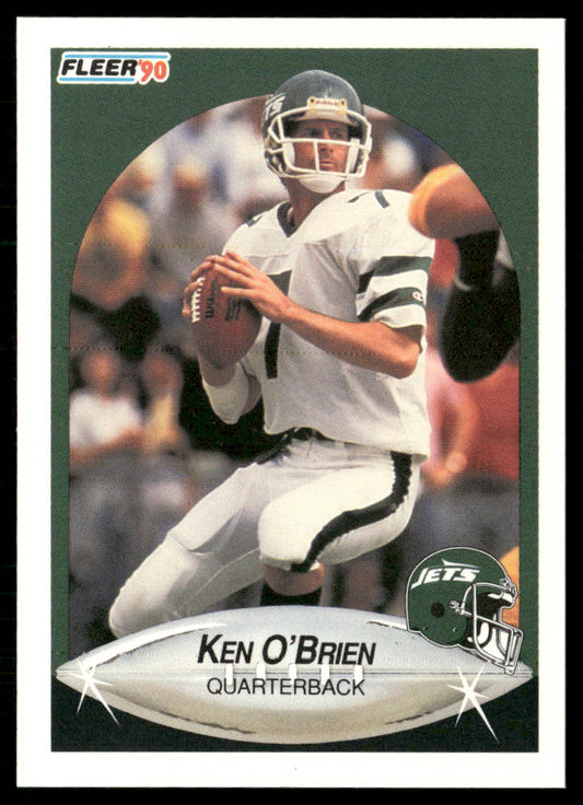 Ken O'Brien 1990 Fleer #367 New York Jets