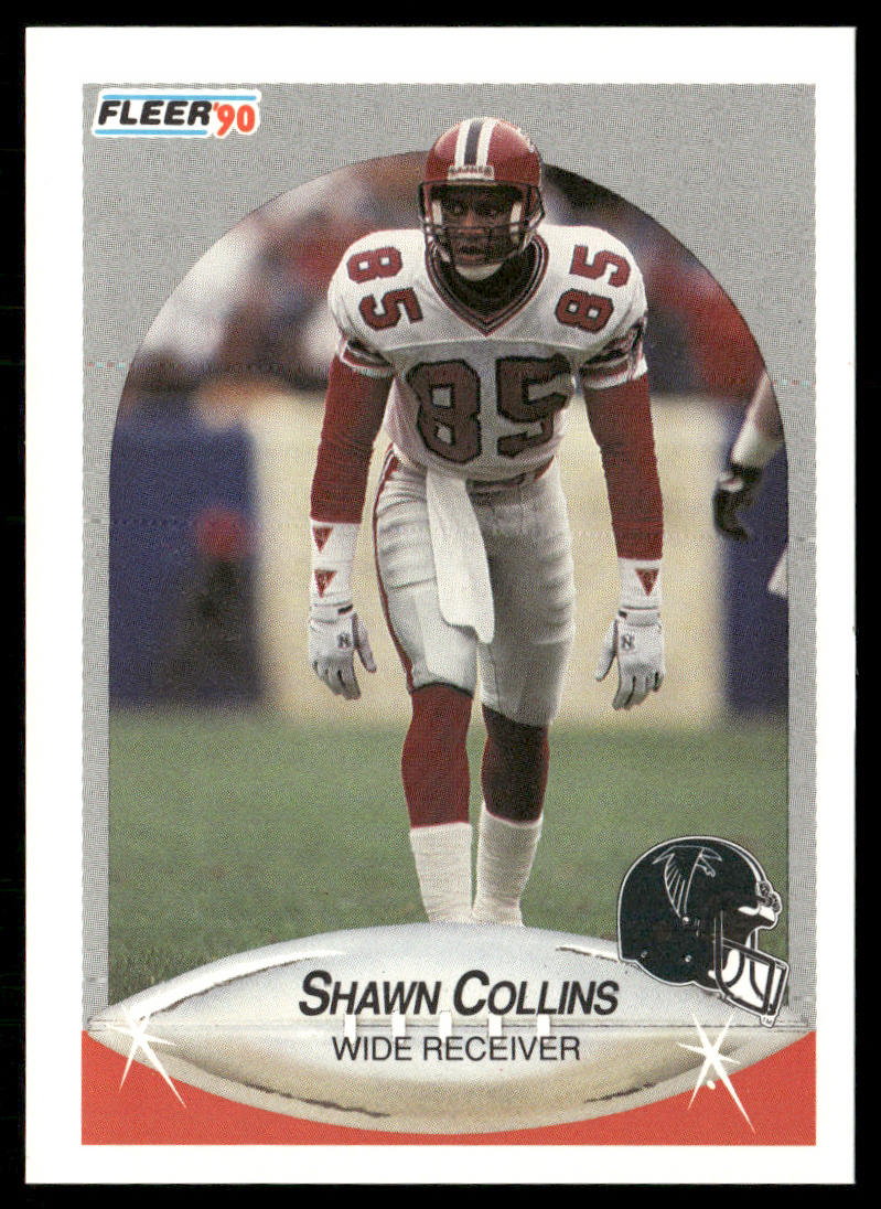 Shawn Collins 1990 Fleer #373 Atlanta Falcons